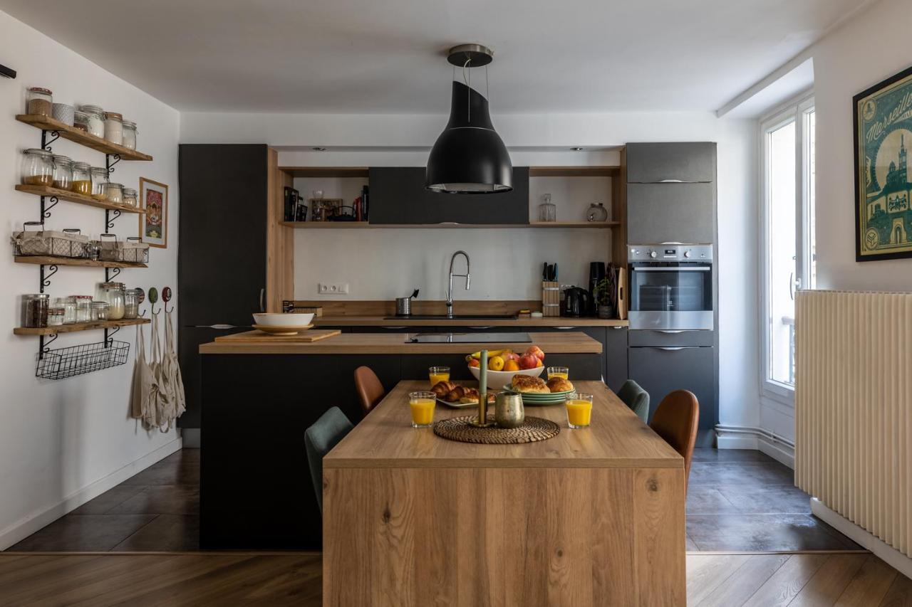 Ferienwohnung 90M2 Renove - Terrasse En Plein Coeur De Marseilles Exterior foto